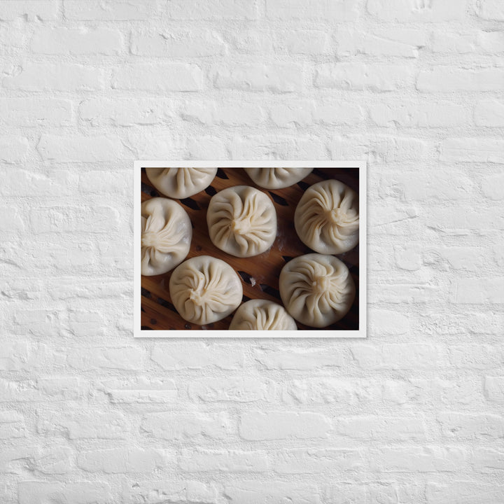 Xiaolongbao Framed poster 🤤 from Yumify.AI