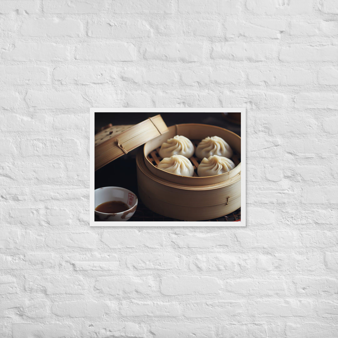 Xiaolongbao Framed poster 🤤 from Yumify.AI