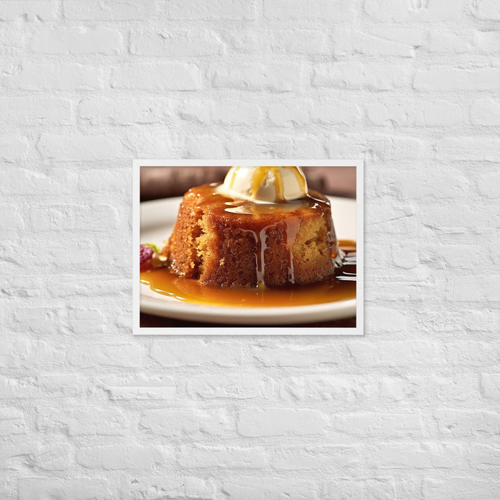 Malva Pudding Framed poster 🤤 from Yumify.AI