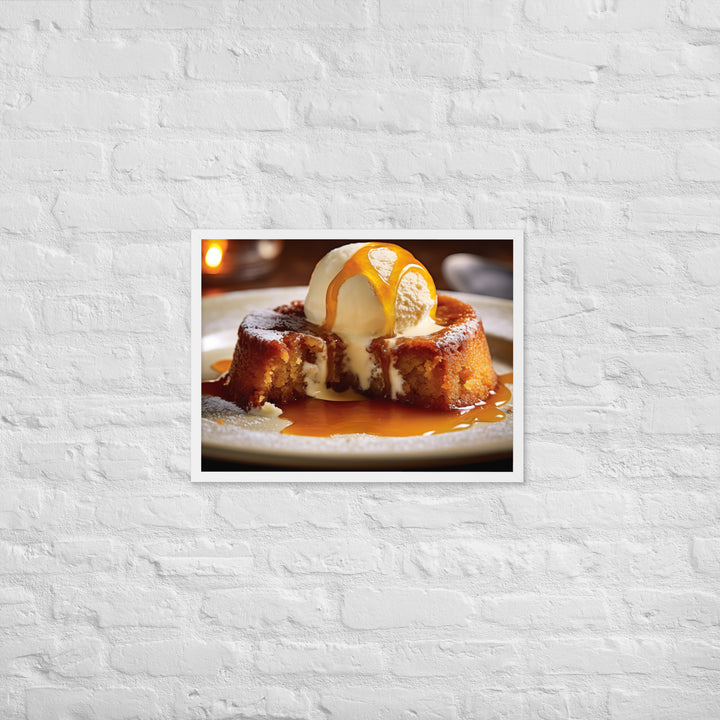 Malva Pudding Framed poster 🤤 from Yumify.AI