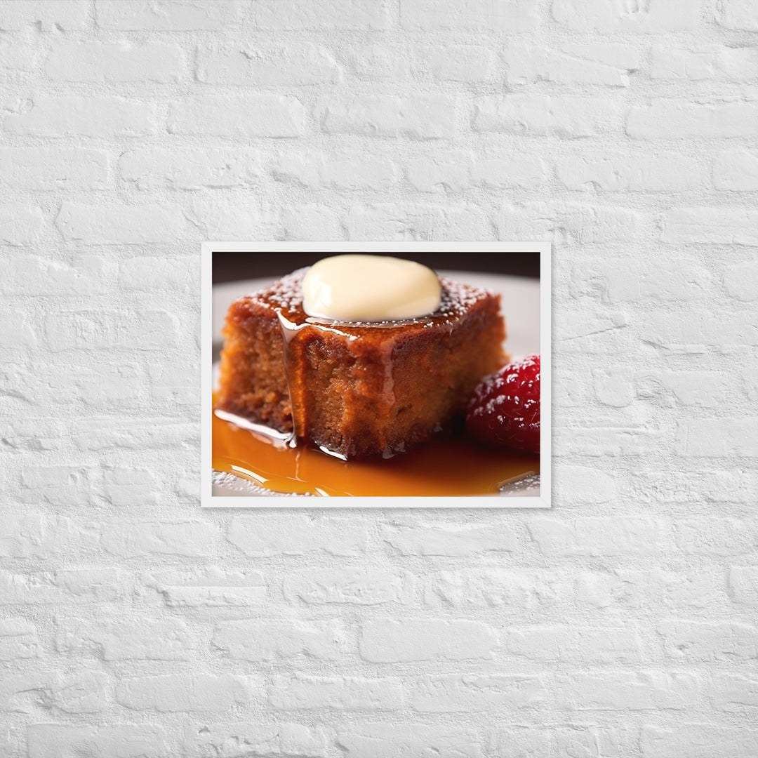 Malva Pudding Framed poster 🤤 from Yumify.AI