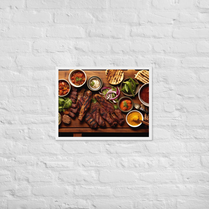 Braai Framed poster 🤤 from Yumify.AI