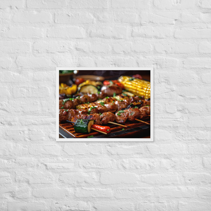 Braai Framed poster 🤤 from Yumify.AI