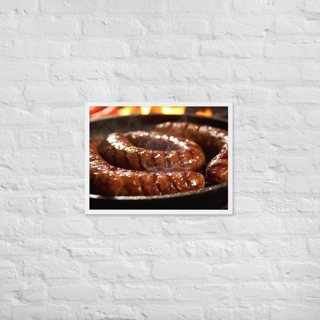 Boerewors Framed poster 🤤 from Yumify.AI