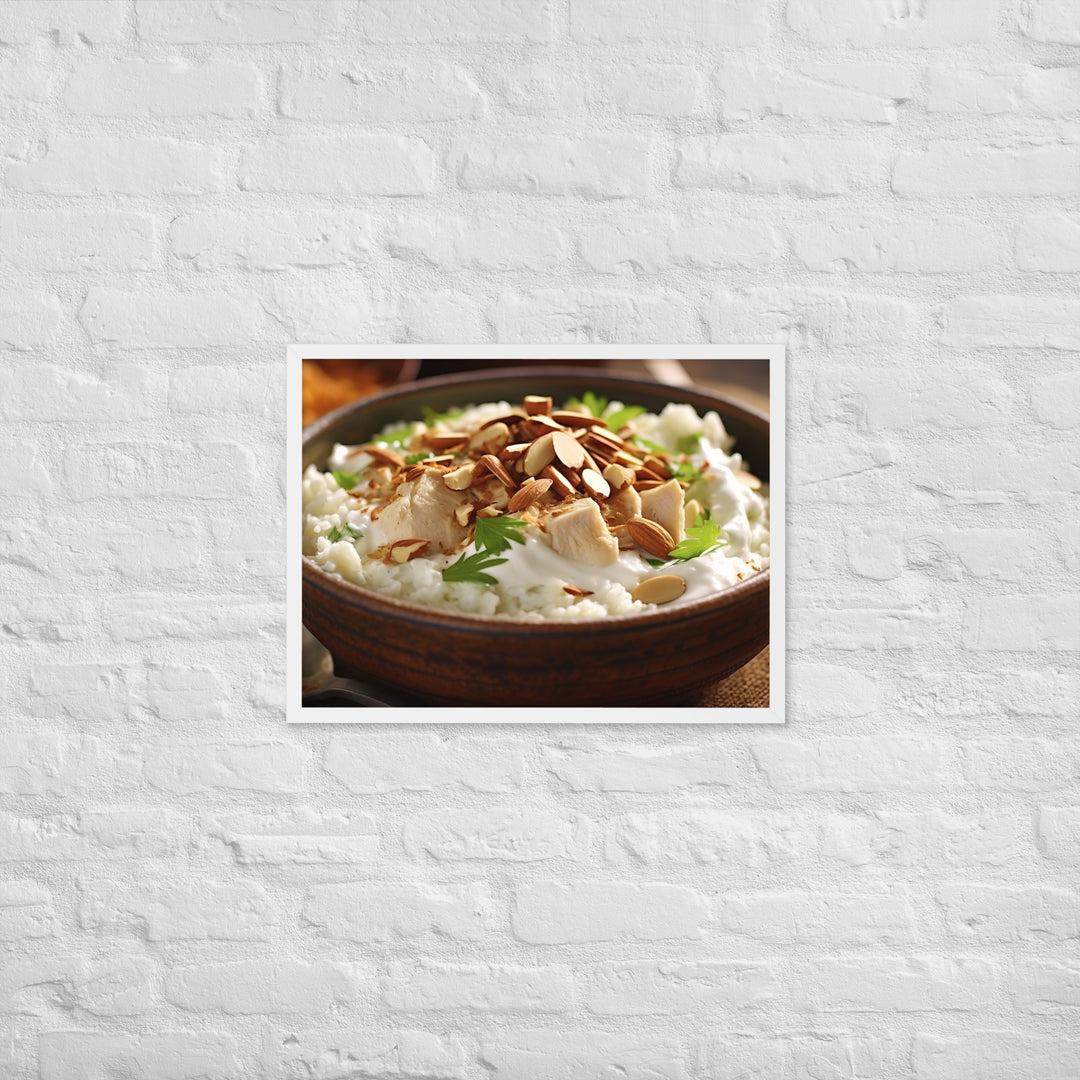 Mansaf Framed poster 🤤 from Yumify.AI