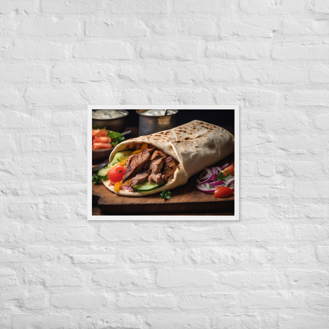 Shawarma Framed poster 🤤 from Yumify.AI