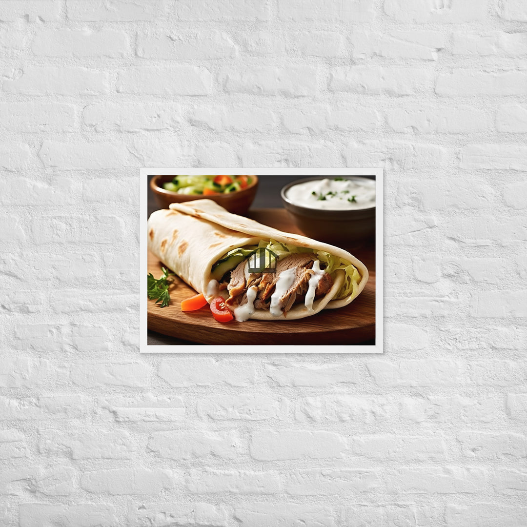 Shawarma Framed poster 🤤 from Yumify.AI