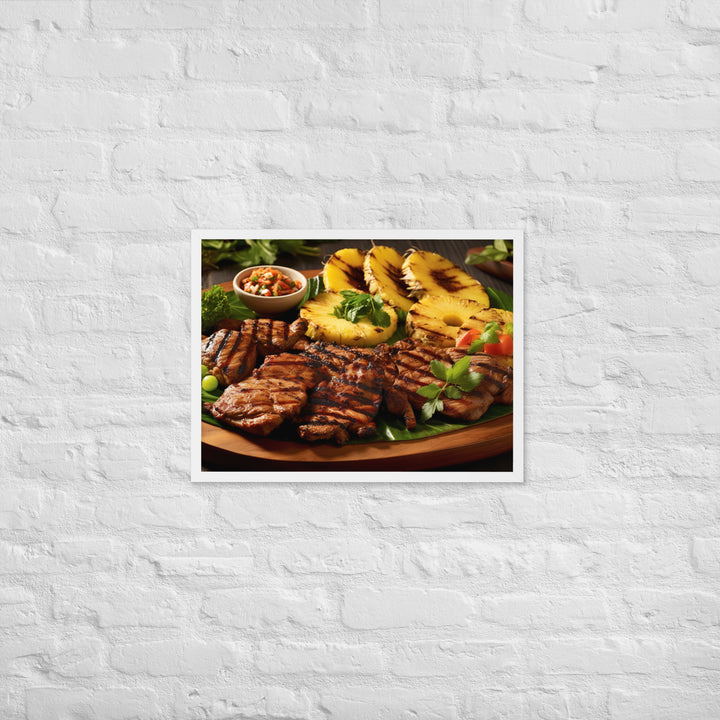 Fijian style BBQ Framed poster 🤤 from Yumify.AI