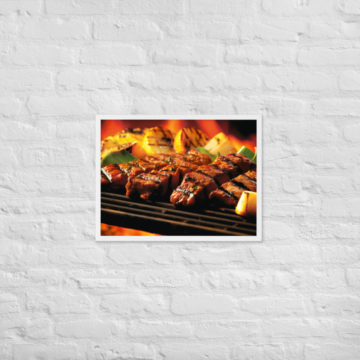 Fijian style BBQ Framed poster 🤤 from Yumify.AI