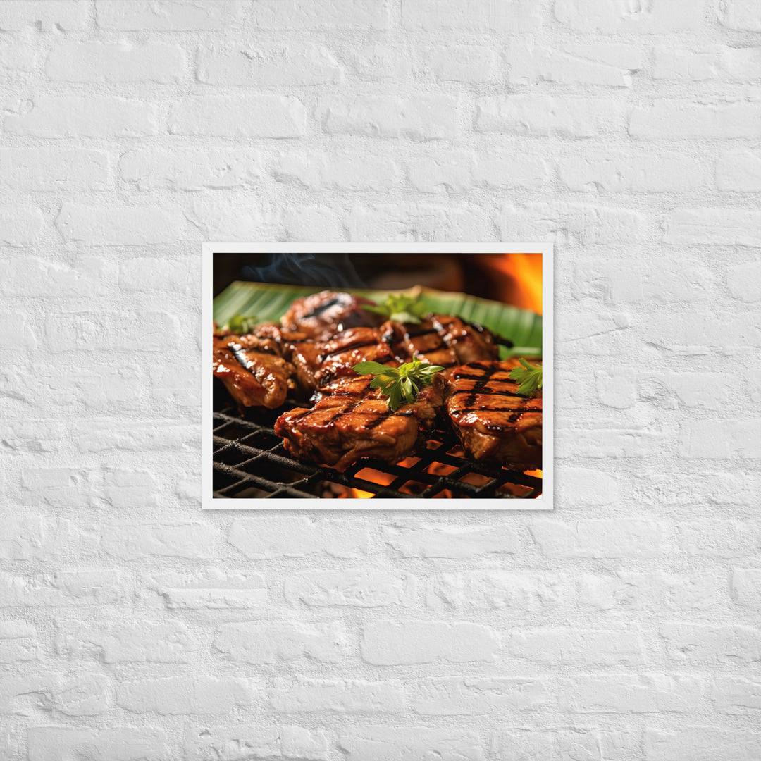 Fijian style BBQ Framed poster 🤤 from Yumify.AI