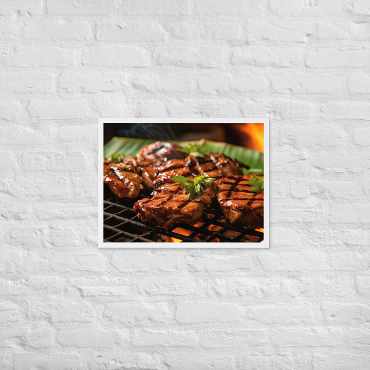 Fijian style BBQ Framed poster 🤤 from Yumify.AI