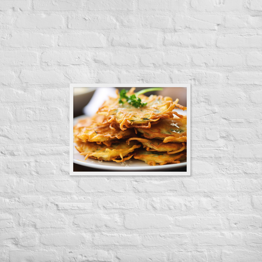 Whitebait Fritters Framed poster 🤤 from Yumify.AI