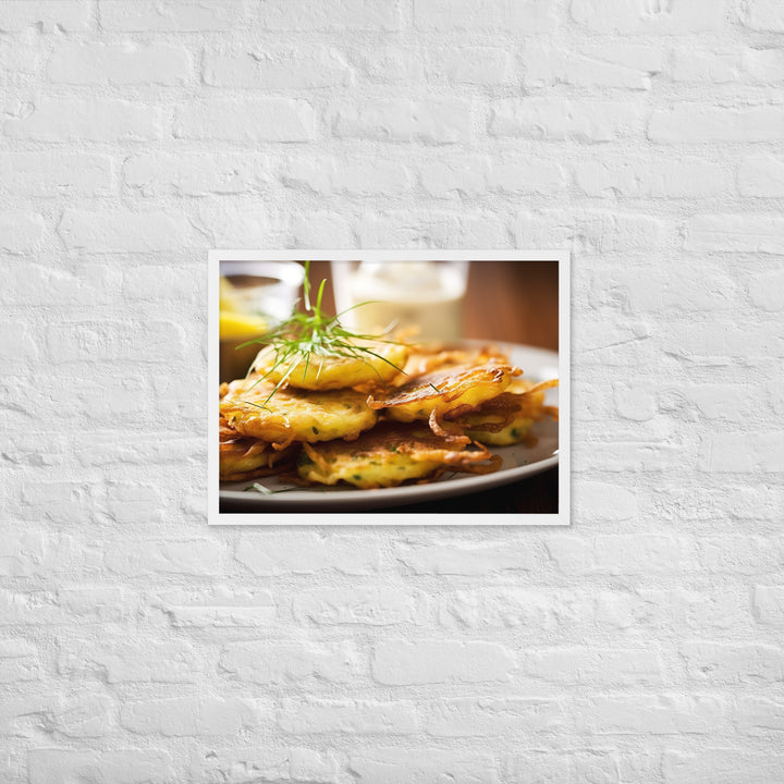 Whitebait Fritters Framed poster 🤤 from Yumify.AI