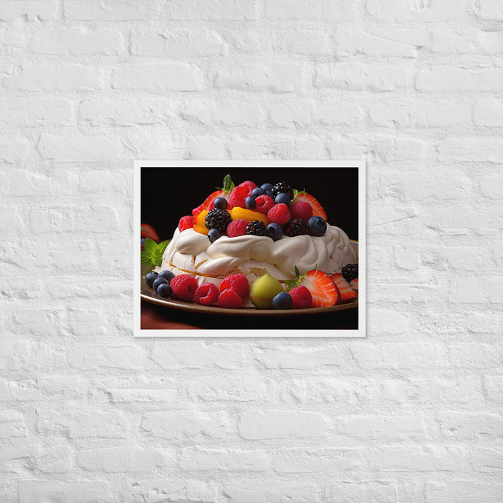 Pavlova Framed poster 🤤 from Yumify.AI