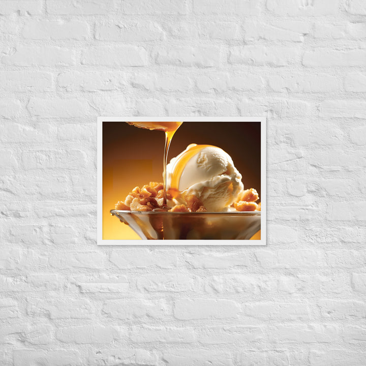 Hokey Pokey Ice Cream Framed poster 🤤 from Yumify.AI