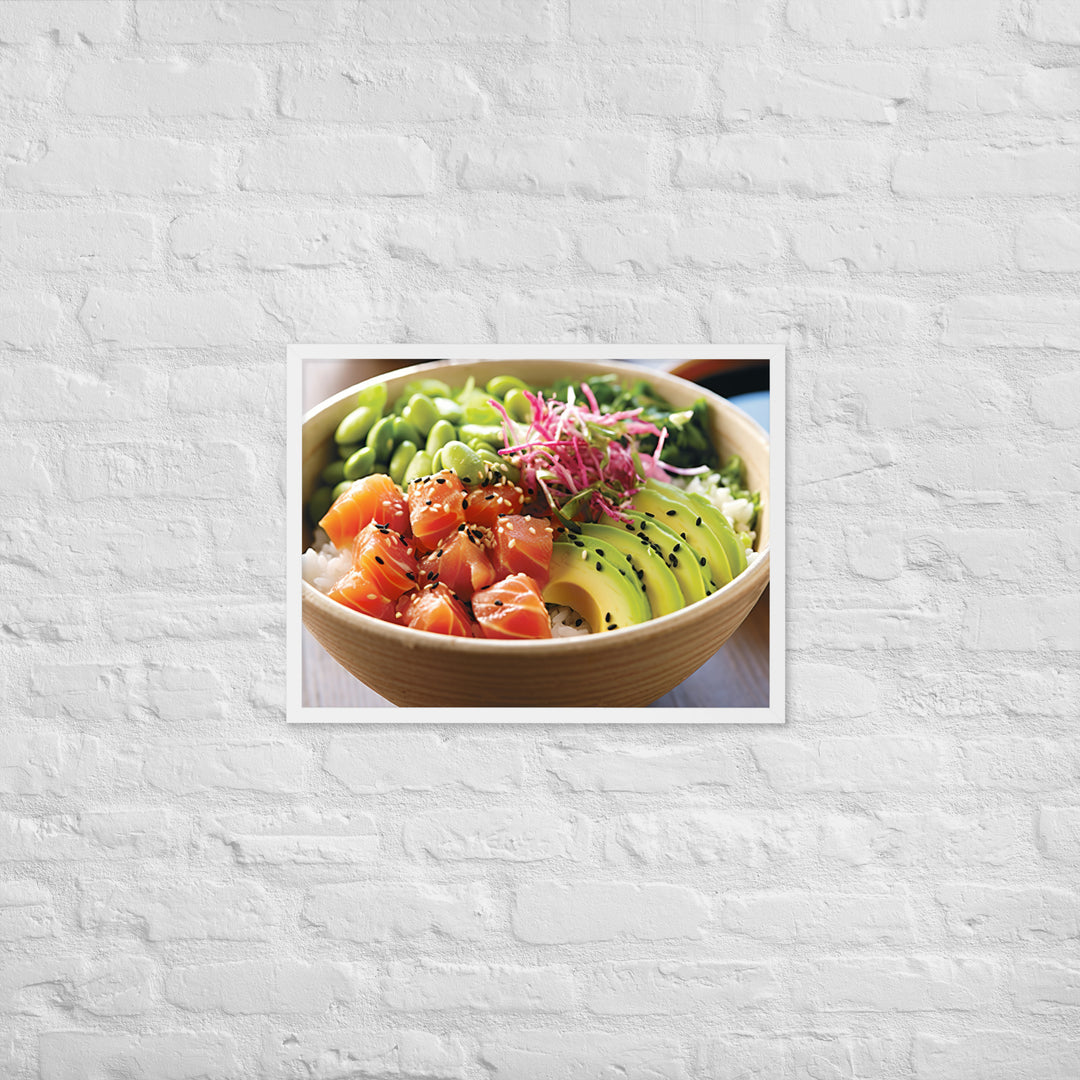 Poke Bowl Framed poster 🤤 from Yumify.AI