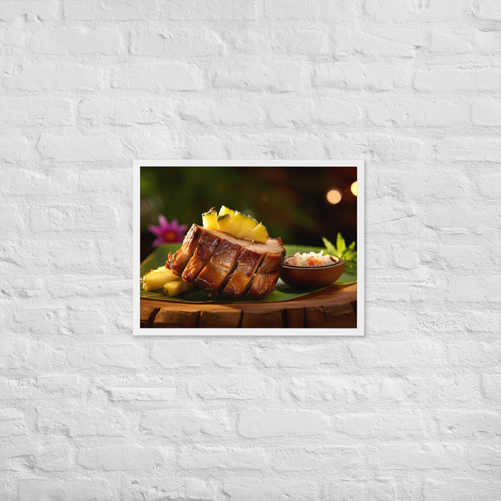 Kalua Pork Framed poster 🤤 from Yumify.AI