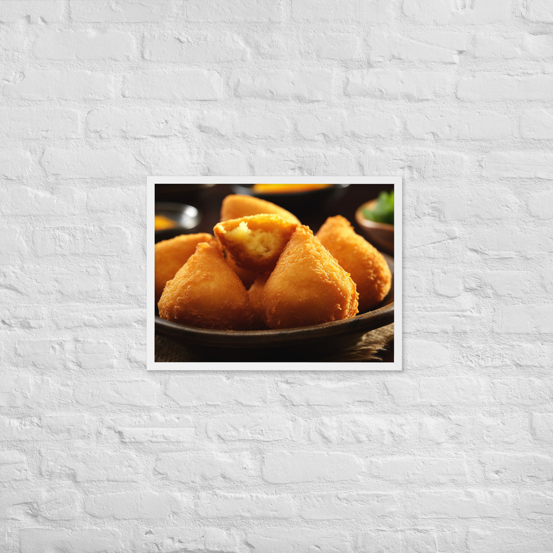 Coxinha Framed poster 🤤 from Yumify.AI