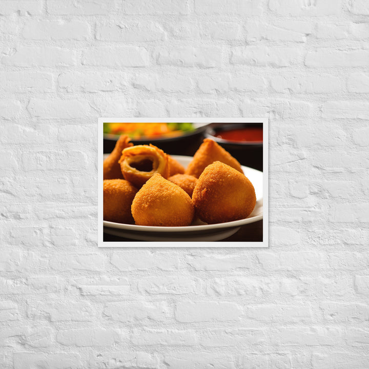 Coxinha Framed poster 🤤 from Yumify.AI