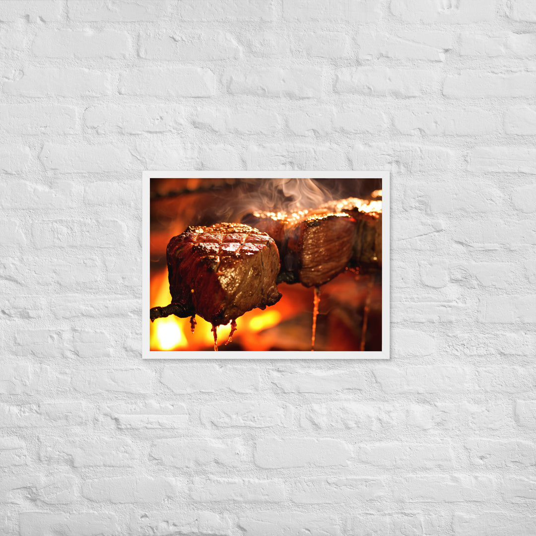 Churrasco Framed poster 🤤 from Yumify.AI