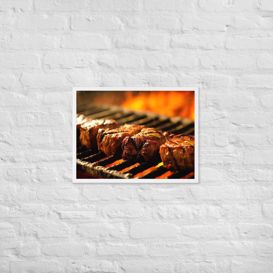 Churrasco Framed poster 🤤 from Yumify.AI