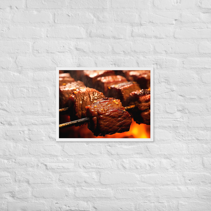 Churrasco Framed poster 🤤 from Yumify.AI