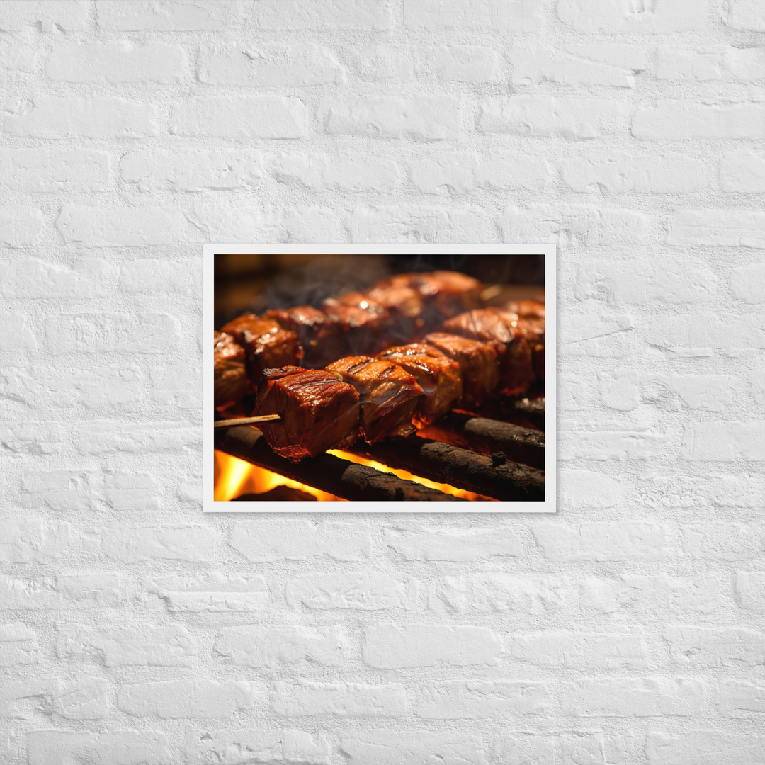 Churrasco Framed poster 🤤 from Yumify.AI