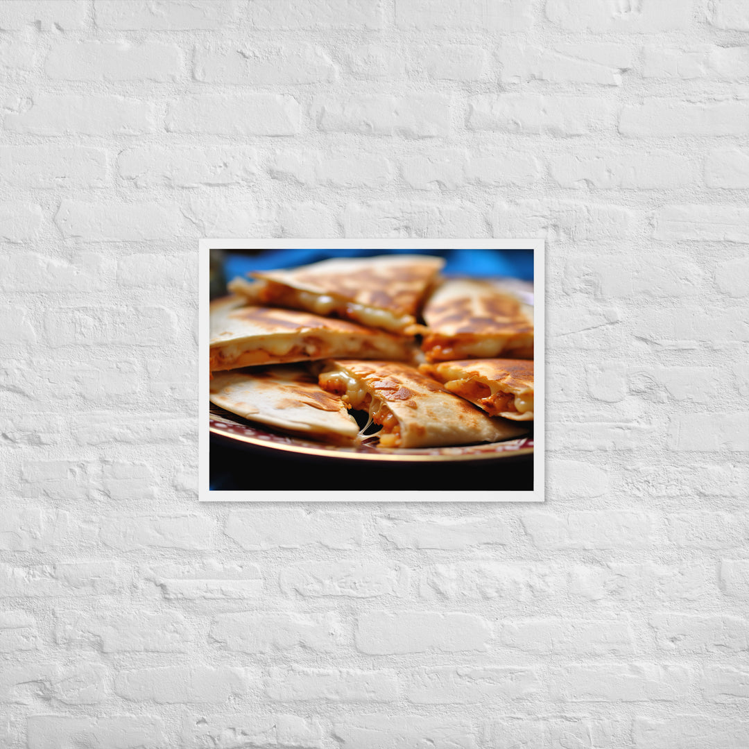 Quesadillas Framed poster 🤤 from Yumify.AI