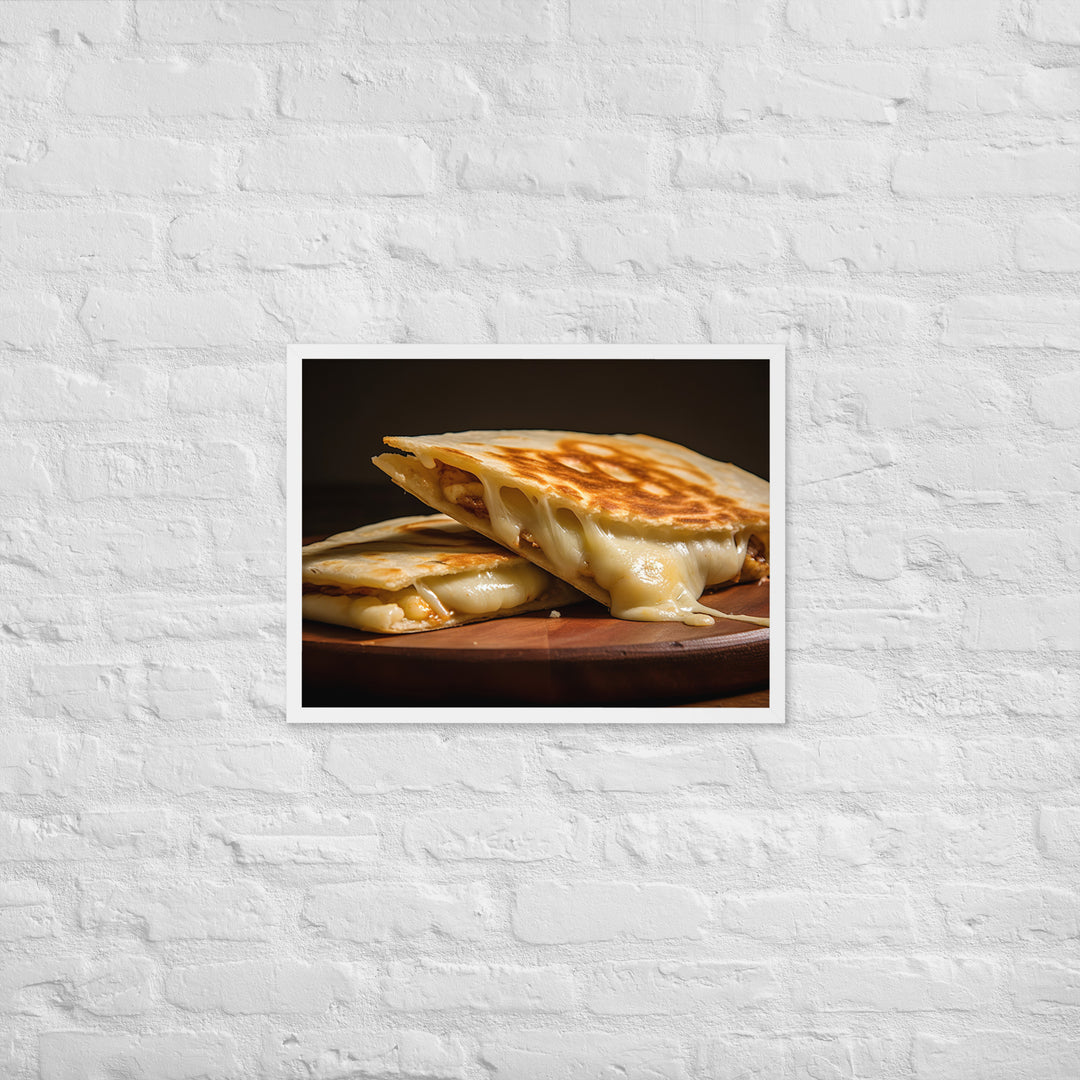 Quesadillas Framed poster 🤤 from Yumify.AI