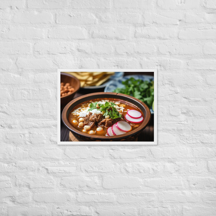 Pozole Framed poster 🤤 from Yumify.AI