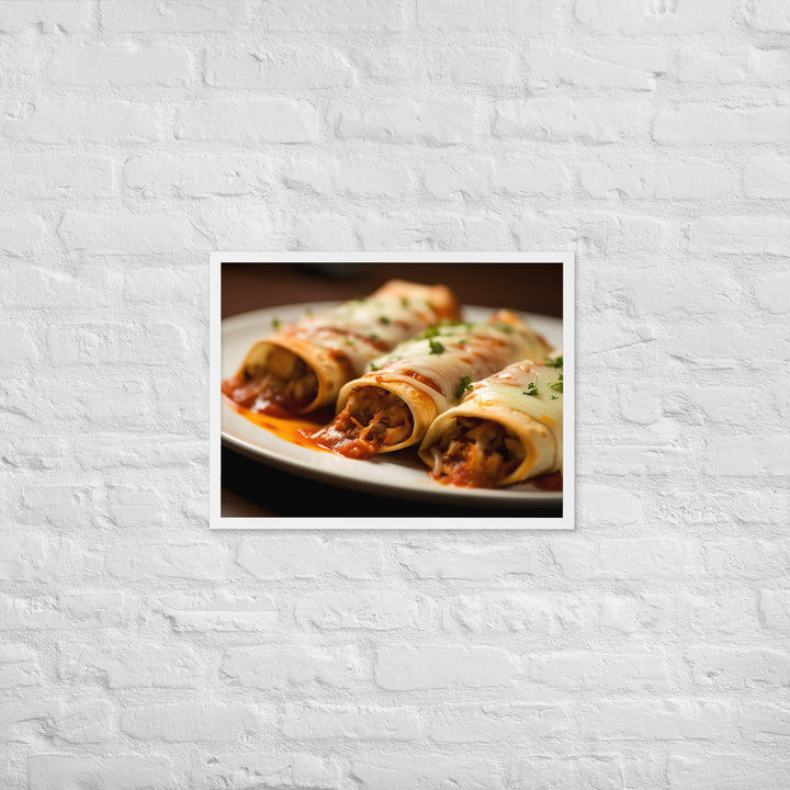 Enchiladas Framed poster 🤤 from Yumify.AI