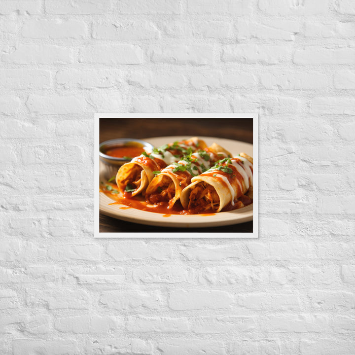 Enchiladas Framed poster 🤤 from Yumify.AI