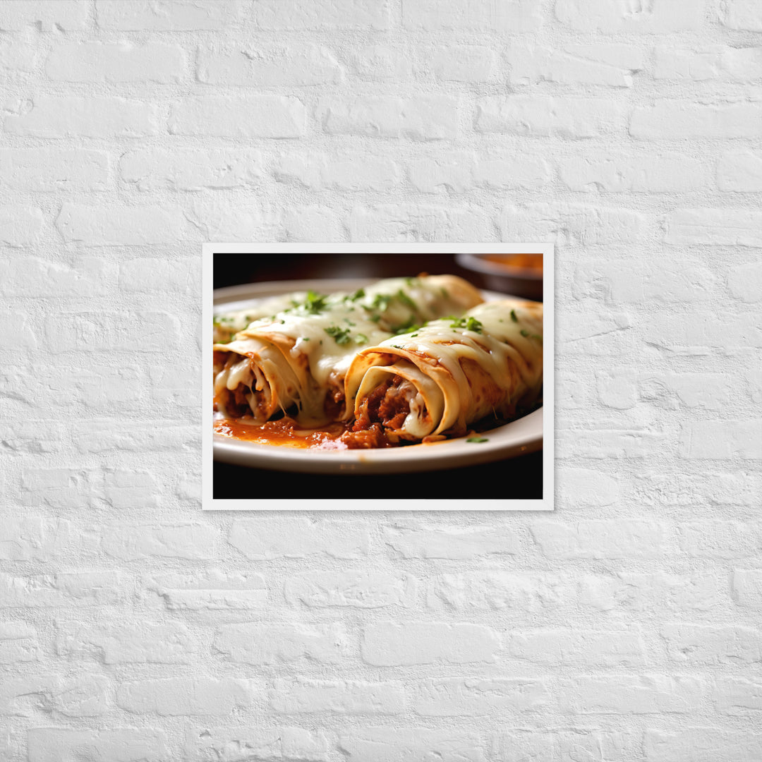 Enchiladas Framed poster 🤤 from Yumify.AI