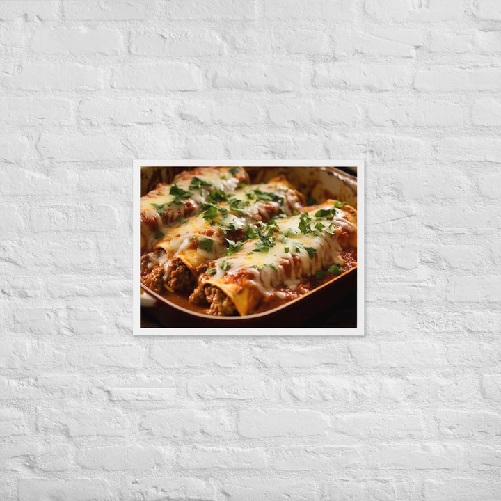 Enchiladas Framed poster 🤤 from Yumify.AI