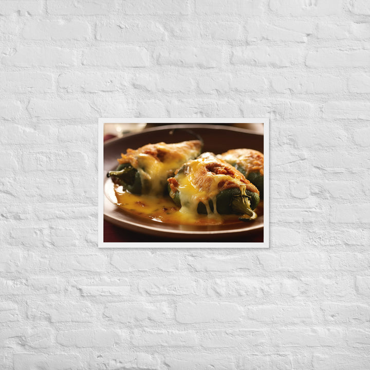 Chiles Rellenos Framed poster 🤤 from Yumify.AI