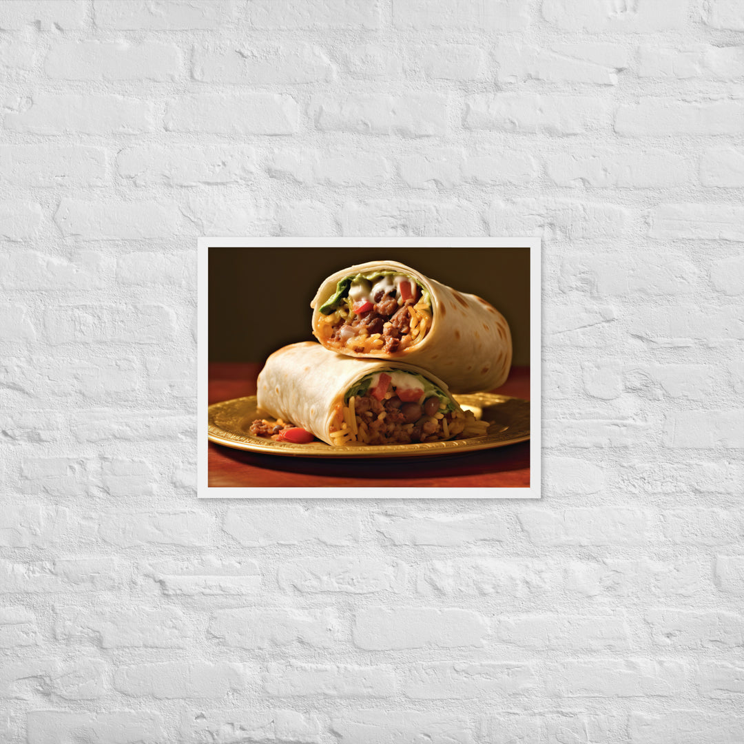 Burritos Framed poster 🤤 from Yumify.AI