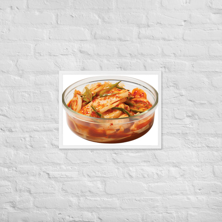 Spicy Traditional Kimchi Framed poster 🤤 from Yumify.AI