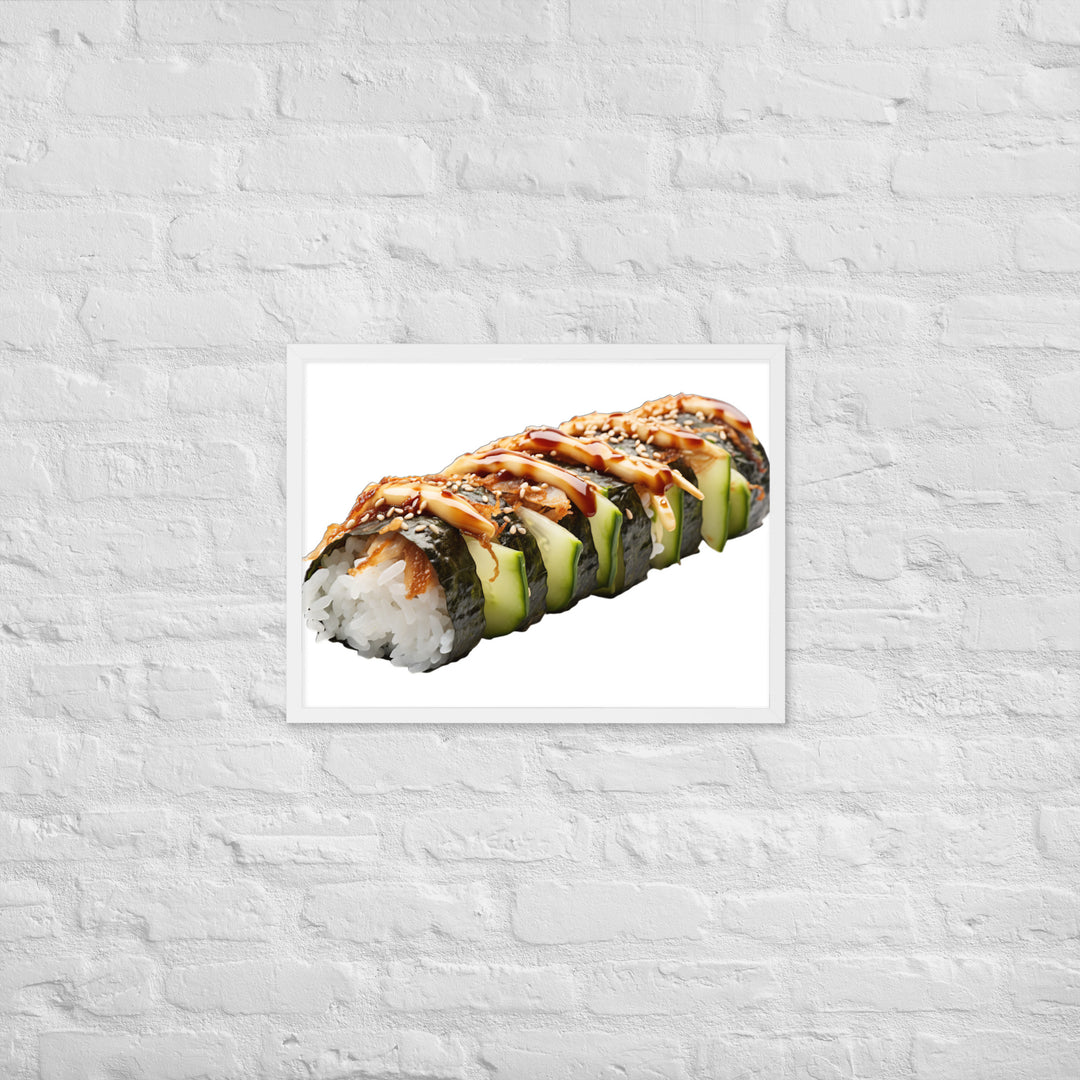 Creamy Eel Unagi Roll Framed poster 🤤 from Yumify.AI