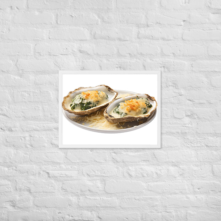 Oysters Rockefeller Framed poster 🤤 from Yumify.AI