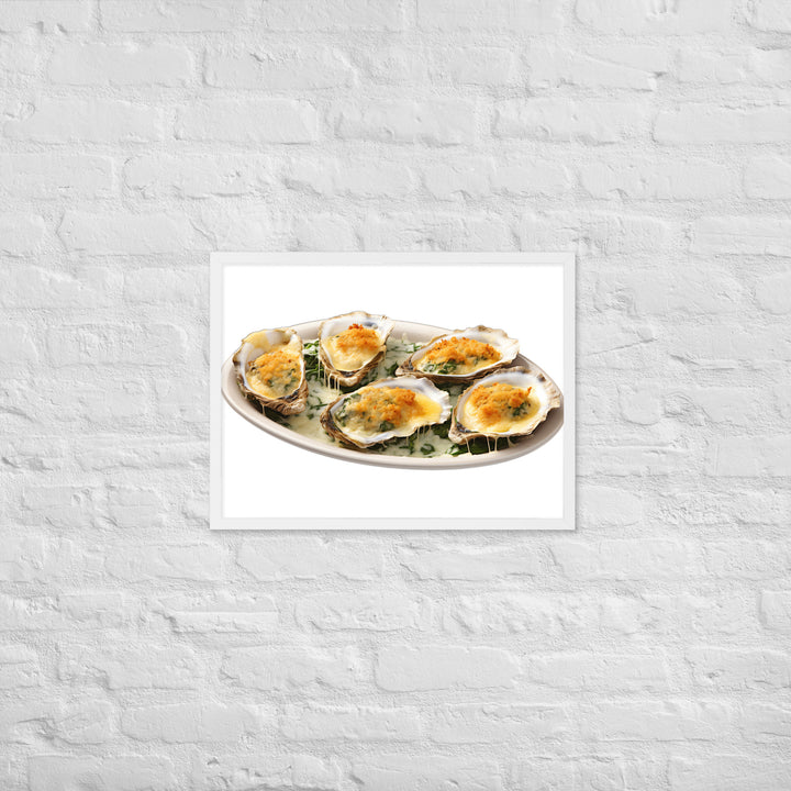 Oysters Rockefeller Framed poster 🤤 from Yumify.AI