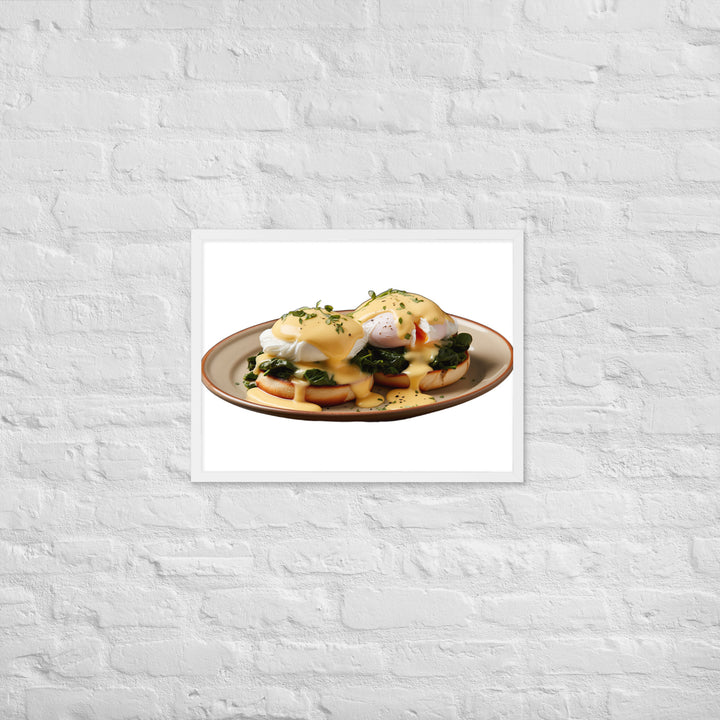 Florentine Eggs Benedict Framed poster 🤤 from Yumify.AI