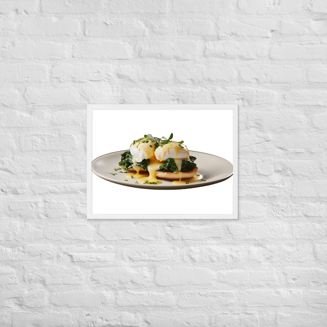 Florentine Eggs Benedict Framed poster 🤤 from Yumify.AI