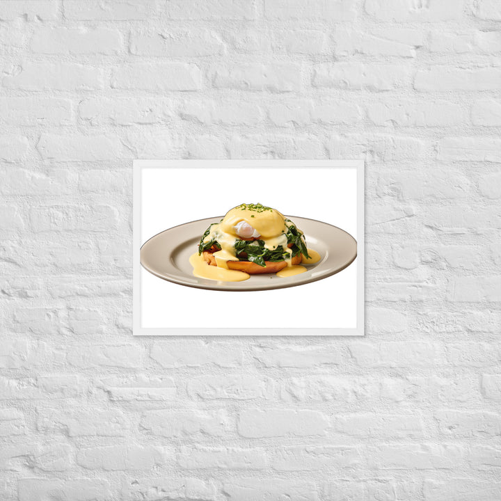 Florentine Eggs Benedict Framed poster 🤤 from Yumify.AI