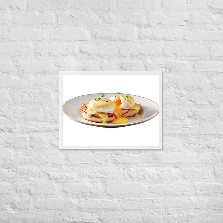 Classic Eggs Benedict Framed poster 🤤 from Yumify.AI