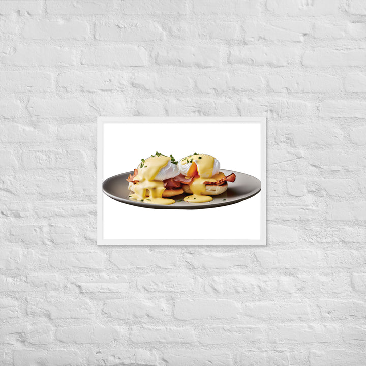 Classic Eggs Benedict Framed poster 🤤 from Yumify.AI