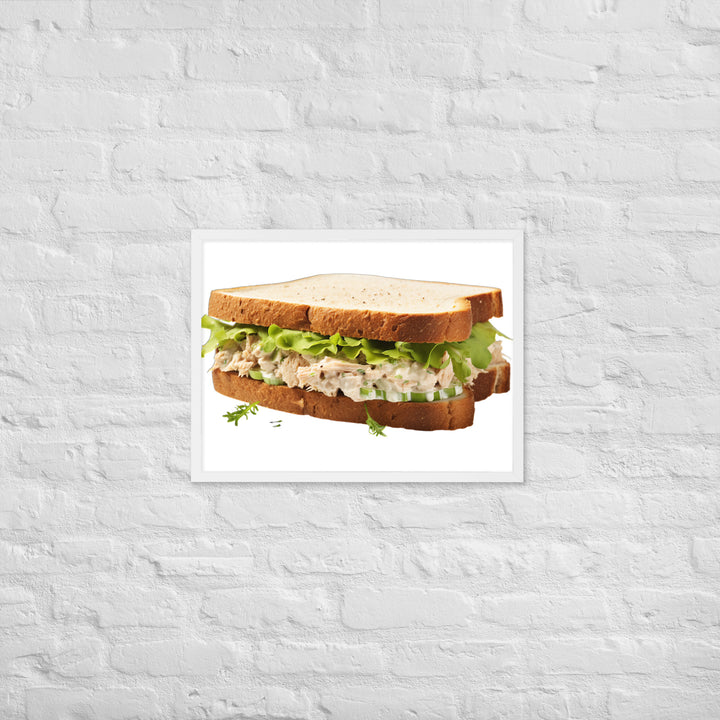 Tuna Salad Sandwich Framed poster 🤤 from Yumify.AI