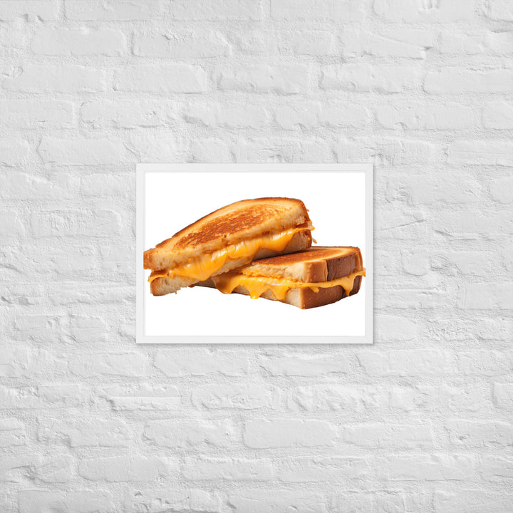 Grilled Cheese Sandwich Framed poster 🤤 from Yumify.AI