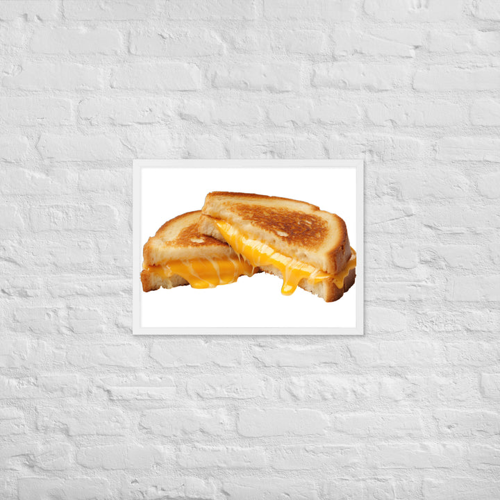 Grilled Cheese Sandwich Framed poster 🤤 from Yumify.AI