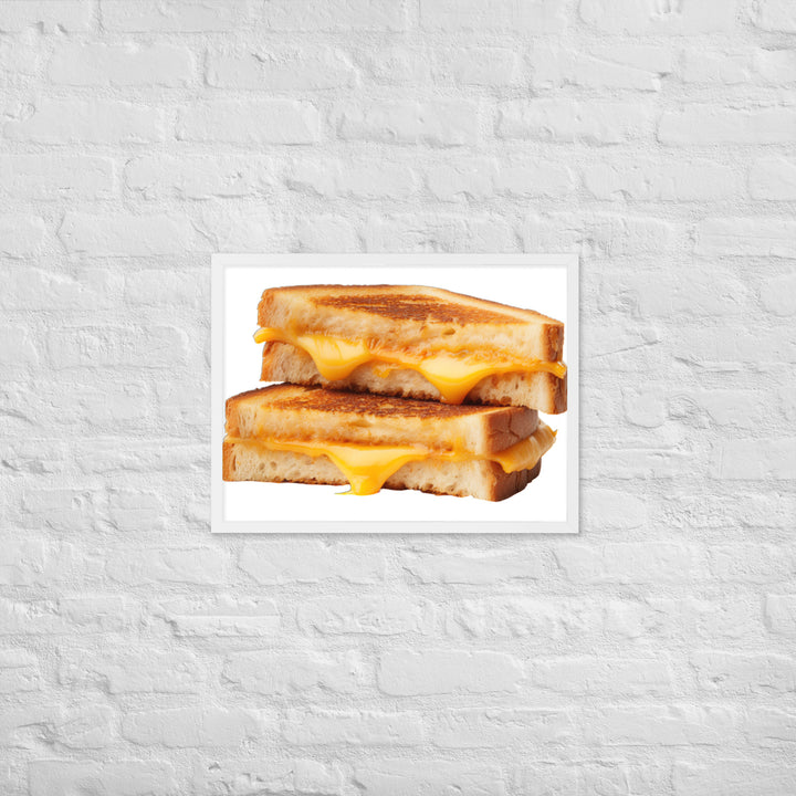 Grilled Cheese Sandwich Framed poster 🤤 from Yumify.AI