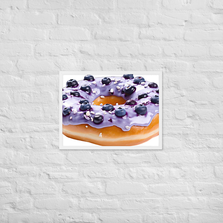 Blueberry Bagel Framed poster 🤤 from Yumify.AI